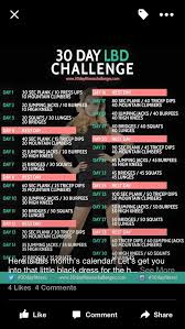 30 Day Lbd Challenge 30 Day Fitness 30 Day Workout Challenge Workout Challenge