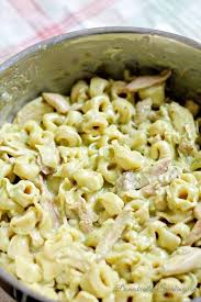 Creamy Pesto Three Cheese Tortellini With Chicken The Man With The Golden Tongs Recipes Cooking Recipes Food