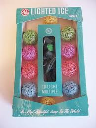 1960 S Ge Lighted Ice Christmas Light Set Vintage Ge Lighted Ice Christmas Light Set Vintage Christmas Lights Vintage Christmas Ornaments Vintage Christmas