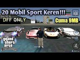 Hlo freinds here is our new video on gta sa android by honik and today i will giving you 2 latest suv. Mod Pack Mobil Sport Keren Ringan Dff Only Gta Sa Android Youtube