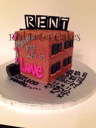 Rent The Musical Cake Musical Birthday Party Cake Work Parties Themes