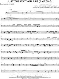 Bruno Mars Just The Way You Are Piano Notes Bruno Mars Just The Way You Are Bass Clef Instrument Sheet Music Cello Trombone Bassoon Baritone Horn Or Double Bass In F Major Download Print Cello Sheet Music