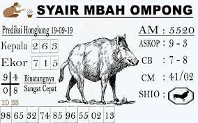 Syair Togel Hongkong Hari Ini 19 September 2019 September Binatang Pengikut