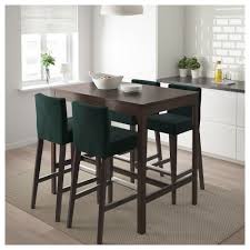 Ikea Ekedalen Bar Table Dark Brown High Dining Table Bar Height Dining Table High Table And Chairs