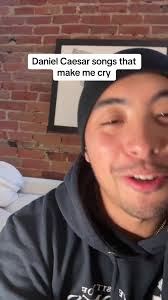 Guy Crying and Singing Daniel Caesar