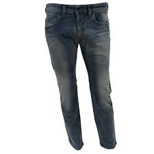 Details About Diesel Jeans Safado 0666r Regular Slim Straight Distressed Medium Blue Rrp190