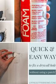 More news for how to fix hole in the wall » How To Patch A Hole In Drywall My Favorite Trick Living Letter Home