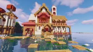 Having Fun Is The Only Real Way To Play Minecraft Fairy Academy Build In My Sleepy Sea Town This Is