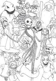 Some of the coloring page names are 20 the nightmare before christmas coloring to, 17 best images about coloring nightmare before christmas on facebook nightmare click on the coloring page to open in a new window and print. Extraordinary Nightmare Before Christmas Coloring Page Best Halloween Coloring Pages Christmas Coloring Pages Halloween Coloring