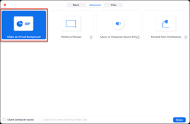 Sharing Slides As A Virtual Background Zoom Help Center