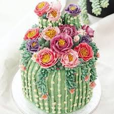Un Cactus Geant Et Gourmand Cactus Cake Cupcake Cakes Beautiful Cakes