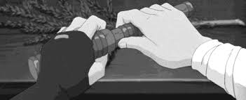 Share a gif and browse these related gif searches. Knife Anime Gif Black And White Ask To Use By Koymija On Deviantart