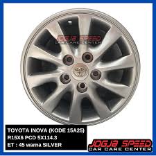 Daftar ukuran pcd dan mobilnya, ada beberapa jenis velg termasuk velg hsr wheel, memiliki ukuran pcd lebih dari 1 atau sering disebut dengan dual pcd. Velg Ring 15 Innova Ori Ms 397 Pcd 5x114 3 Lazada Indonesia