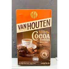 Ini termasuklah lemak, protein, karbohidrat, vitamin a, b, d dan e. Van Houten Pure Cocoa Powder Box 100g 350g Serbuk Koko Halal Shopee Malaysia