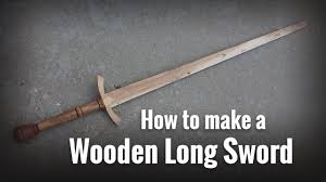 How To Make A Wooden Long Sword Wooden Sword Wooden Sword Diy Wood Sword