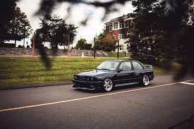 Bmw M3 Black Tuning Bmw E30 M3 Black Tuning 1080p Wallpaper Hdwallpaper Desktop In 2021 Bmw M3 Black Bmw M3 Bmw