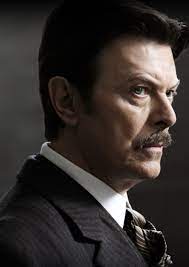 I'll stick with david bowie in the prestige, thanks. 2006 David Bowie As Tesla In The Prestige David Bowie Bowie David
