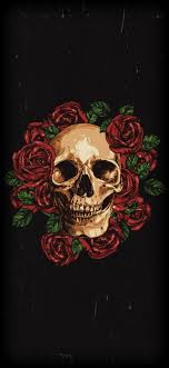 They are often perceived as omnipotent, too, which plays into the skull's ideas of nature and the mind beyond what we know. Skull Roses Black Calaveras Red Rose Skulls Tumblr Vhs Hd Mobile Wallpaper Peakpx