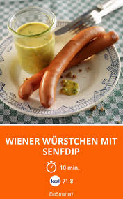 Wiener Wurstchen Mit Senfdip Rezept Wurstchen Rezepte Wurstchen Kochen