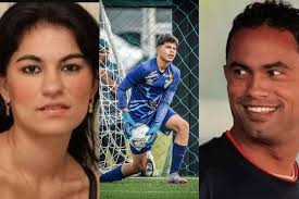 FILHO DE ELIZA SAMUDIO FALA PELA PRIMEIRA VEZ SOBRE GOLEIRO BRUNO: “TENHO PENA” Filho de Eliza Samúdio, Bruninho Samúdio, de 14 anos, falou sobre seu sentimento em relação ao ex-goleiro Bruno, seu