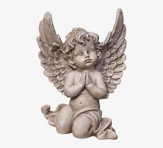 Download Angel Wing Pray Little Angel Guardian Angel Love Faith Baby Angel Praying Statue Png Image Transparent Png Free Download On Seekpng
