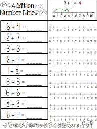 adding with a number line worksheets 99worksheets