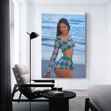MESIN Poster sexy Jen Selter Beauty Fitness (1) - Illustrations cool -  Peinture murale - Impression sur toile - 60 x 90 cm : Amazon.fr: Cuisine et  Maison