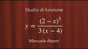Studio completo di una funzione razionale fratta e relativo grafico. Esercizio 1 Studio Completo Di Funzione Fratta Youtube