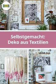 Deko Aus Stoff 4 Tolle Ideen Ikea Diy Deko Ikea Deko