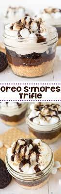 No Bake Oreo S More Trifle An Easy No Bake Dessert Recipe That Combines Oreos And S Mores It S A S Baked Dessert Recipes Trifle Recipe Easy No Bake Desserts