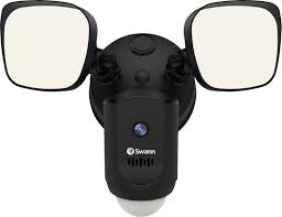 Best Buy Swann 1080p Wi Fi Floodlight Security Camera Black Swwhd Flocamb Us