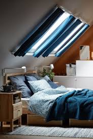 Fur Fenster An Dachschragen Vidga Gardinenschiene Mit Wandhalterung Dachschragen Fenster Fur Gardin In 2020 Home Bedroom Curtains Childrens Room Skylight Covering