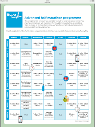 Marathon Training Running Program Running Program Half Marathon Half Marathon Training Plan