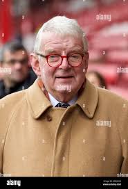 John Motson commentateur de Football Photo Stock