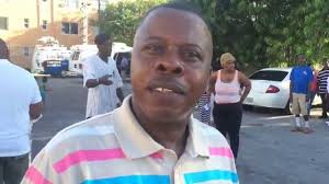 Pastor Vincent Spann speaks at vigil of deceased Pastor Ken Johnson in  Liberty City
