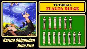 Musica mais triste do naruto. Naruto Shippuden Opening Blue Bird En Flauta Dulce Con Notas Explicadas Tutorial Youtube