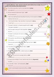 Very Too Enough Worksheet With Images Grammar Worksheets Worksheets Words