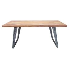 Une table polyvalente pour tous les usages. Table A Manger En Bois Et Metal L180 Barbosa 3 Suisses