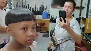 Bad grades punishment! #barber #hairline #barbershop