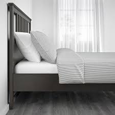 34 results for king wood bed frame. Hemnes Bed Frame Dark Grey Stained Ikea