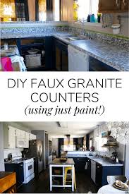 See more ideas about diy kitchen, kitchen remodel, kitchen renovation. Diy Faux Granite Counters Love Renovations