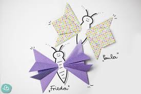 Buch origami vorlagen kostenlos : Origami Schmetterling Falten Anleitung Fur Kinder Wunderbunt De