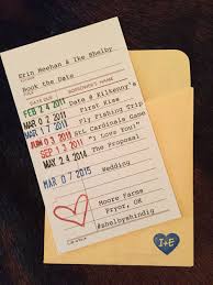 Now that you've circled a date in permanent ink, it's time to spread the word. How Cute Is This Save The Date Card Library Style Wedding Saving Wedding Save The Dates Save The Date Invitations