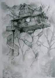 20 simple tree house plans and design to take up this spring. 10 Treehouse Perspective Drawing Ideas Tree House Tree House Drawing Tree House Designs