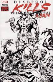 Hire ket to draw a black and white, comic style art safely and easily using the art commissions platform artists&clients. Gcd Issue Deadpool Kills The Marvel Universe Again 1 Krs Comics Exclusive Tyler Kirkham Black And White