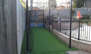 गली, galli = alley) or garden cricket is an informal ad hoc variant of the game of cricket, played by people of. Project Cricket Nets Outdoor Entertaining Area Backyard