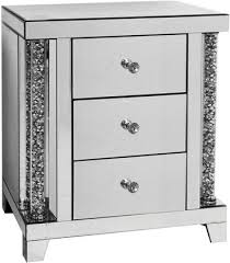 Acme Furniture Noralie Nightstand 82779 Mirrored Appliances Connection