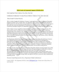A letter of support for medicaid is used to support one's enrollment application for medicaid. Free 22 Letter Of Support Samples In Pdf Ms Word