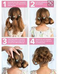 Strange Little Buns Hair Styles Medium Length Hair Styles Cute Simple Hairstyles