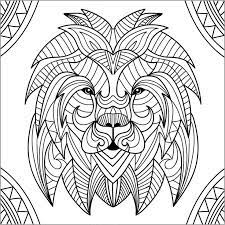 tete de lion mandala 1 une jolie dans le style avec fond galerie coloriage coloring pages drawing anniversaire cheval